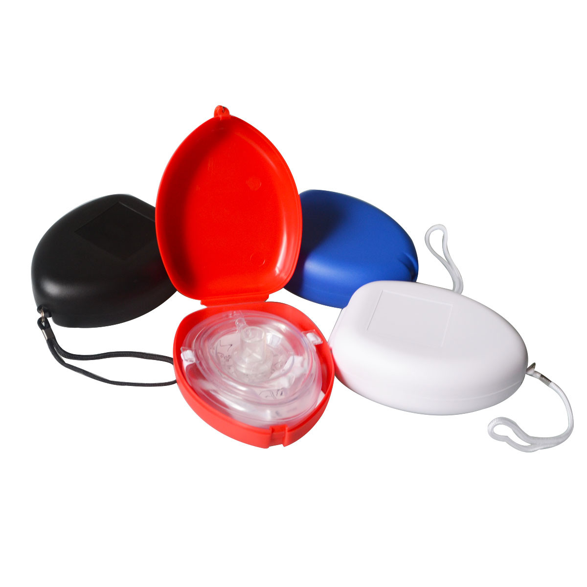 1XEmergency rescue one-way valve training CPR mask first aid respirator+ glove