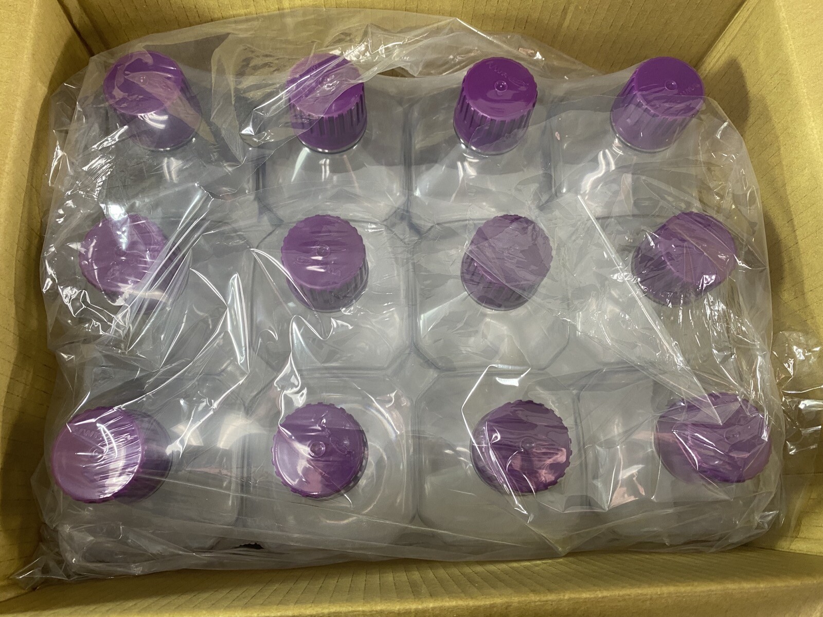 VWR 1000mL Octagonal Media Bottle PC Transparent Graduated 30180-022 (12/cs)B