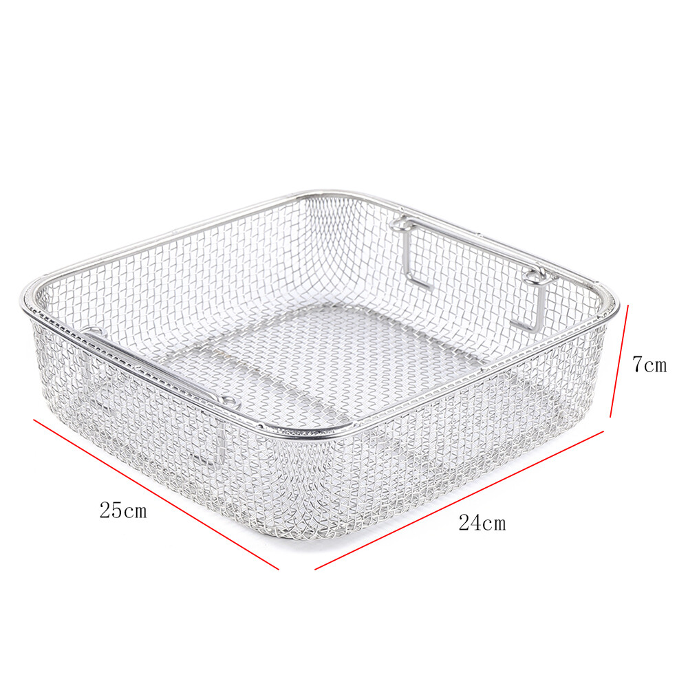 Kitchen Washing Basket Lab & Dental Medical Stainless Steel Sterilization Basket
