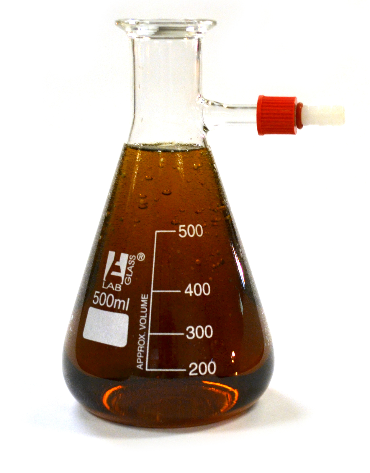 Eisco Labs 500ml Filtering Flask, Borosilicate Glass – Pack of 2