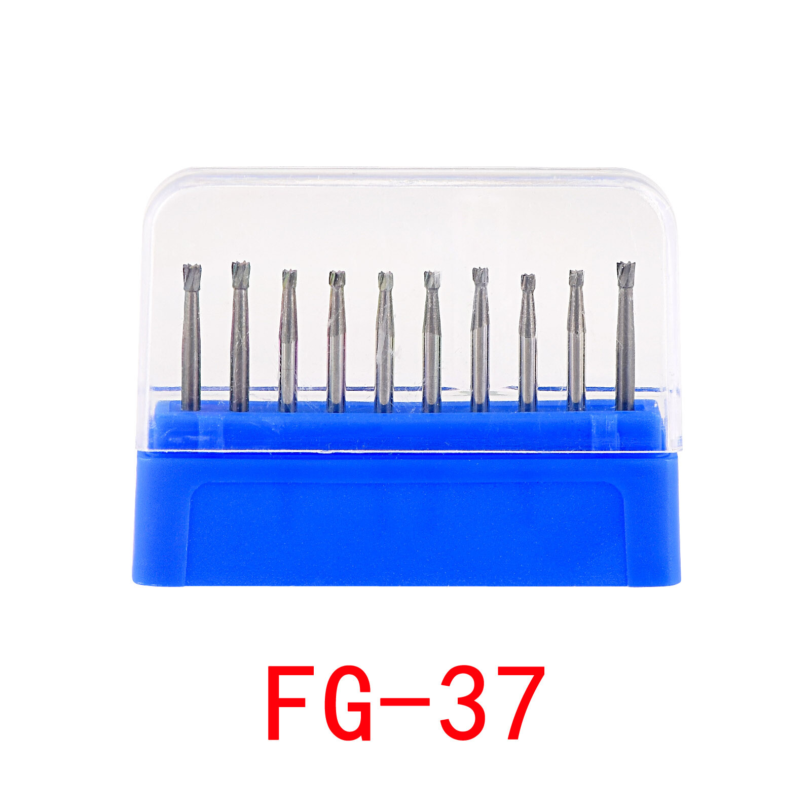 10Pcs/Box Dental Carbide Burs FG Round Clinic Drills for High Speed Handpiece