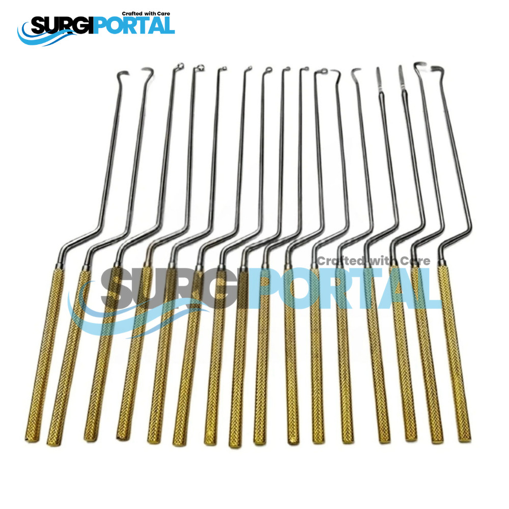 Hardy Pituitary Neuro Curettes Set Of 16 Surgical Instruments Transsphenoidal