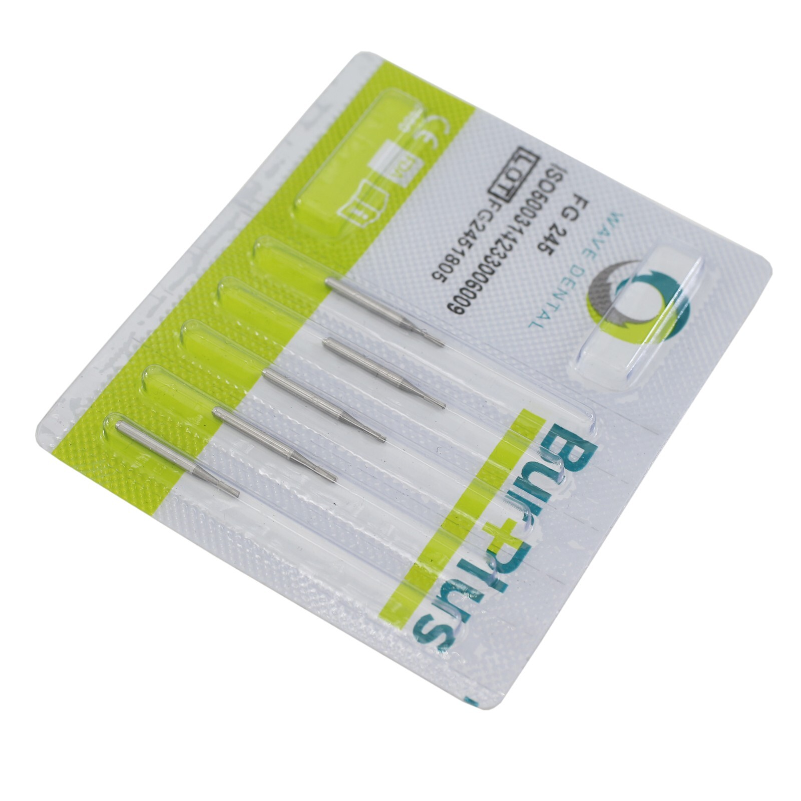 Wave Dental Carbide Burs FG 245 Bur For High Speed Handpiece Friction Grip 19mm