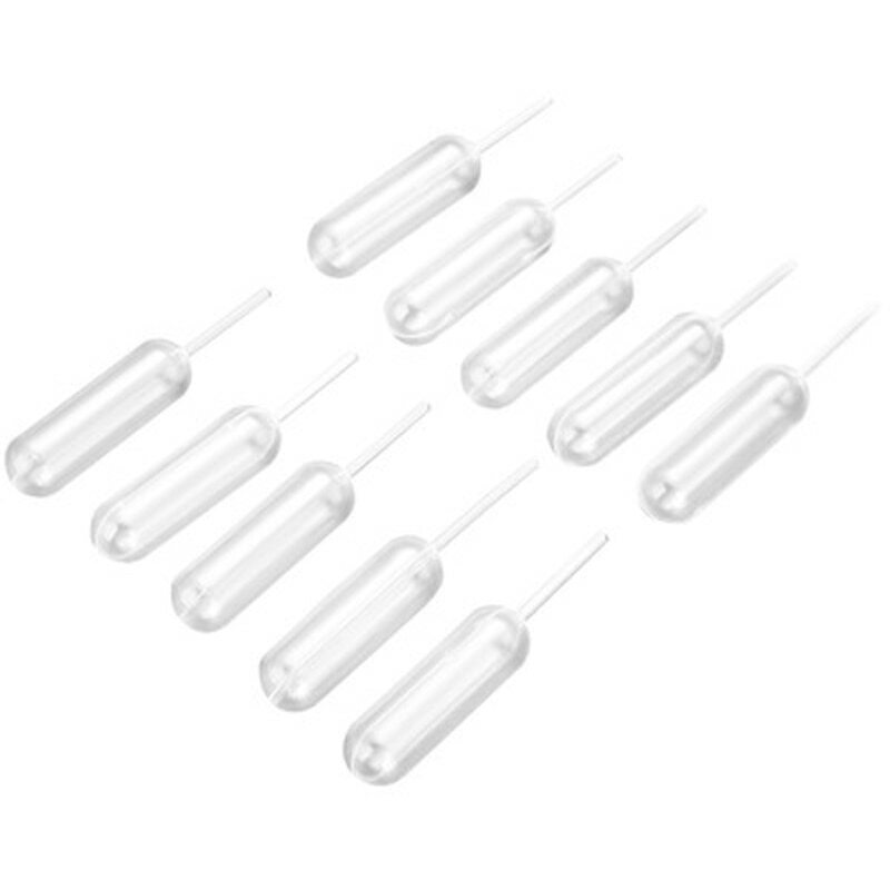 50 Pcs/pack Ice Cream Jelly Milkshake Droppers Straw Dropper For Cake Disposable