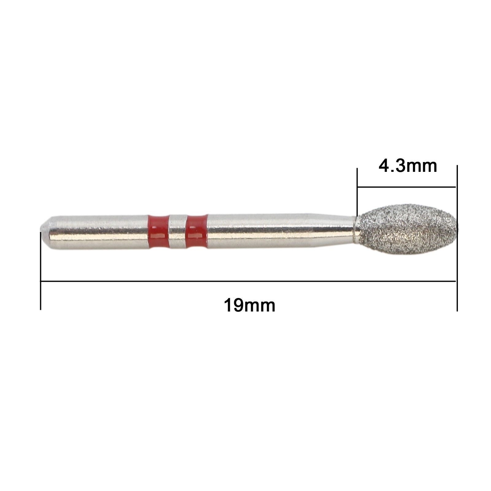 Zirconia Adjustment Diamond Burs Dental FG Egg Football High Speed Friction Grip