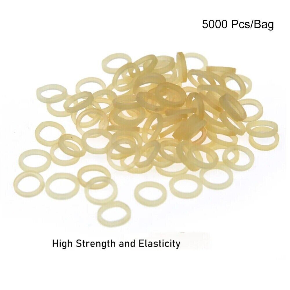 5000pcs Dental Orthodontic Rubber Bands Elastics Latex Braces 2.5 3.5 4.5 6.5OZ