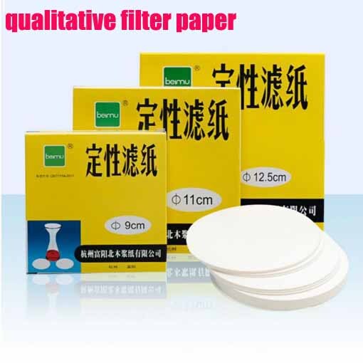 Funnel 100pcs Chemistry Lab Qualitative Filtration glassware Filter paper