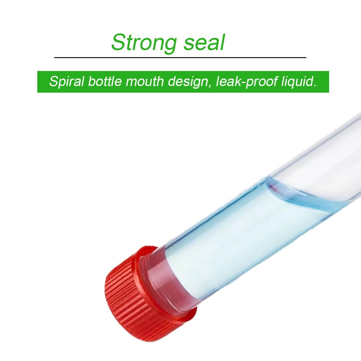 20ml Plastic Small Vials with Screw Caps Sample TubesPP Material Free from DN…
