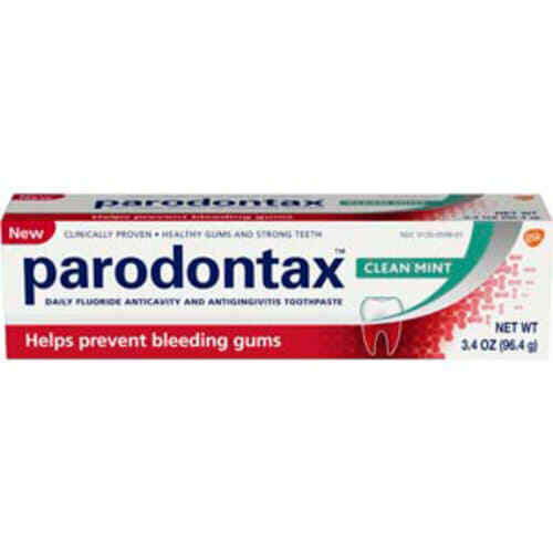 Parodontax Toothpaste, Clean Mint, 12 Tubes – 3.4 oz.