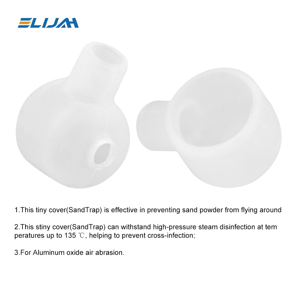 Dental Tiny Cover Sandblasting Sandblaster Polisher 134℃ Powder Proof Cap 5pcs