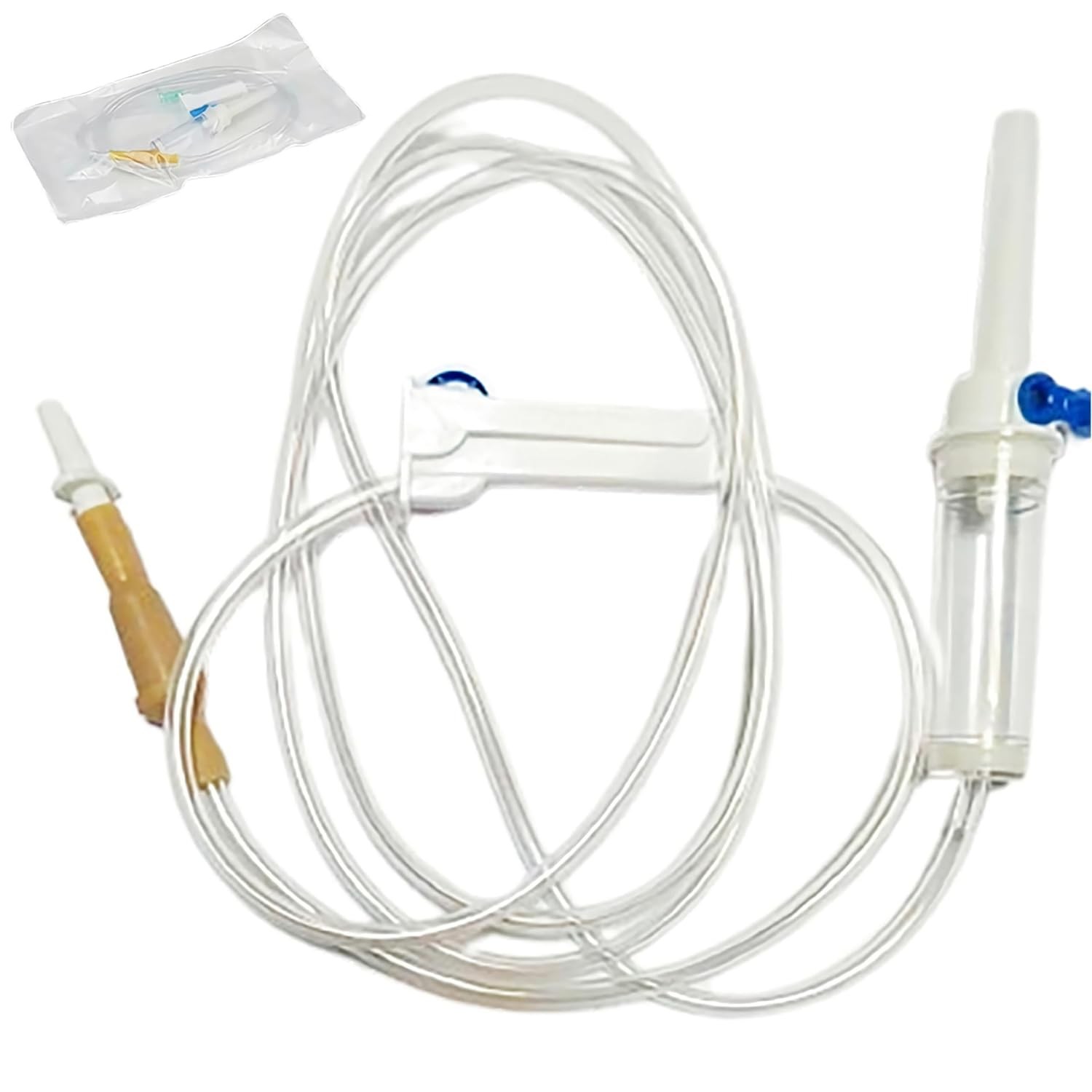 10Pcs Universal Veterinary Complete Infusion Set for Laboratory and Animals Use