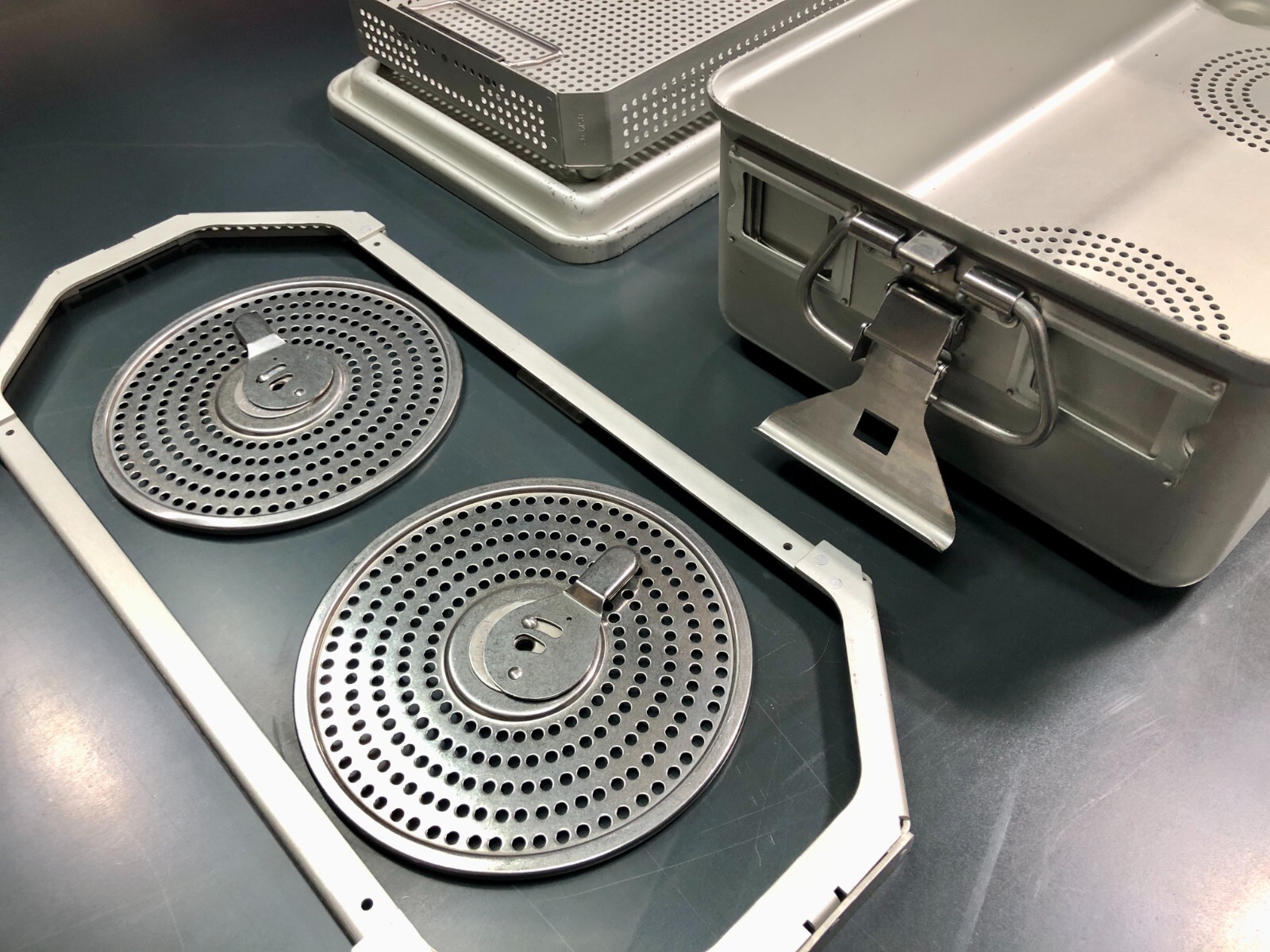 Case Medical SteriTite Sterilization container 22x10x5 w/ upper & lower vents