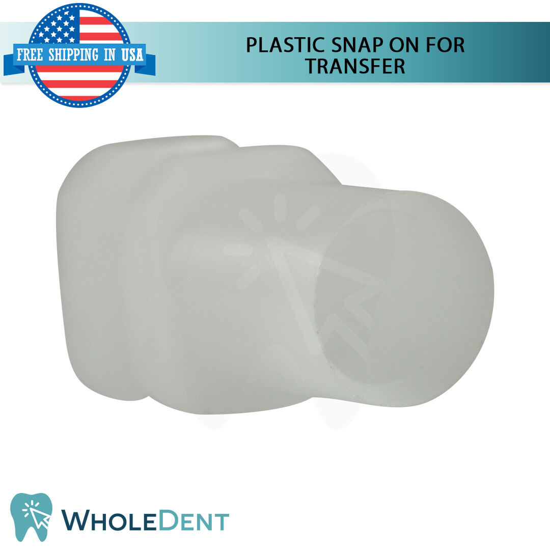 Plastic Snap-on Concave Anatomic Transfer Cap Dental Implant Abutment