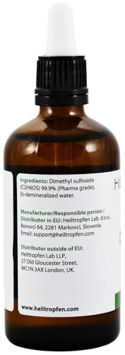 Heiltropfen 70% DMSO – Pharmaceutical Grade Dimethyl Sulfoxide Liquid, 3.4 Oz