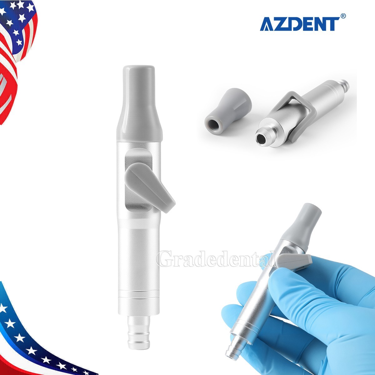 AZDENT Dental Universal Saliva Ejector Valve SE Weak Suction Handle Adaptor