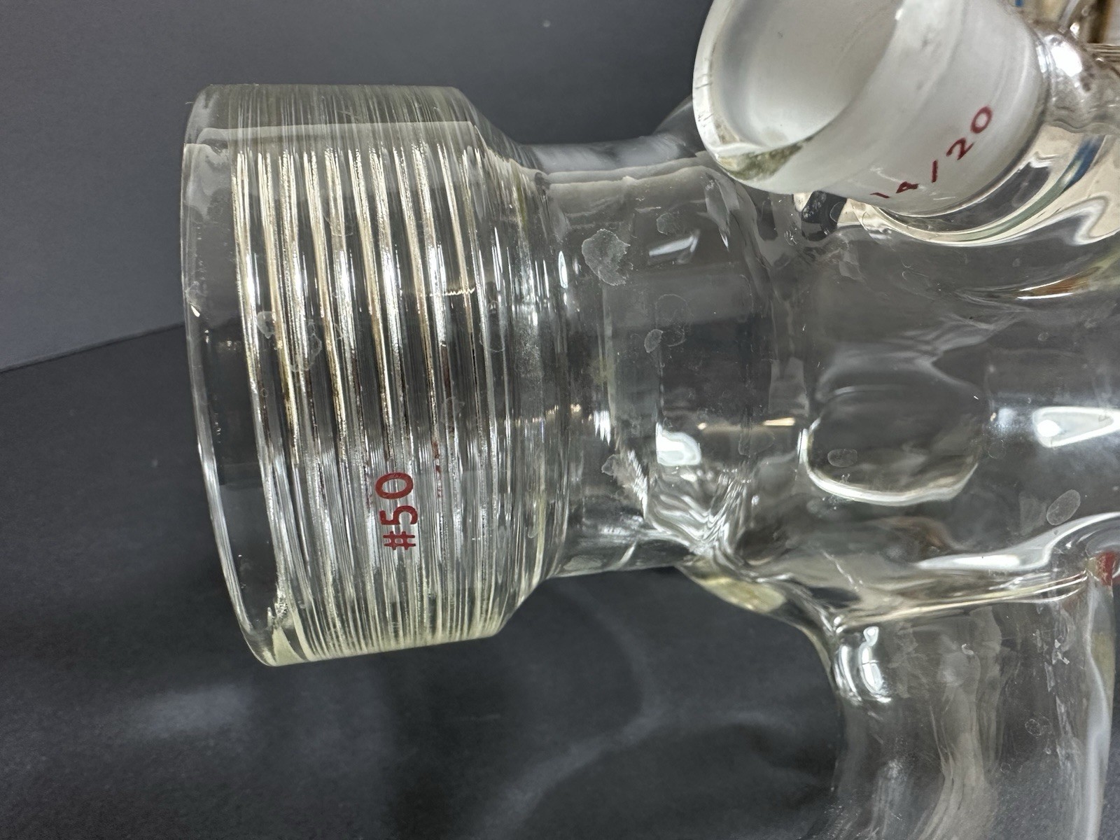 Ace Glass 500 ml Multi-Neck Cylindrical Distillation Vessel/Receiver Flask