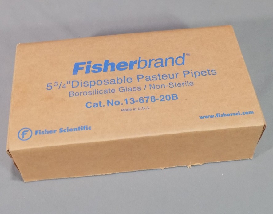 Fisherbrand 5.75″ Disposable Pasteur Pipets, Cat. No.13-678-20B