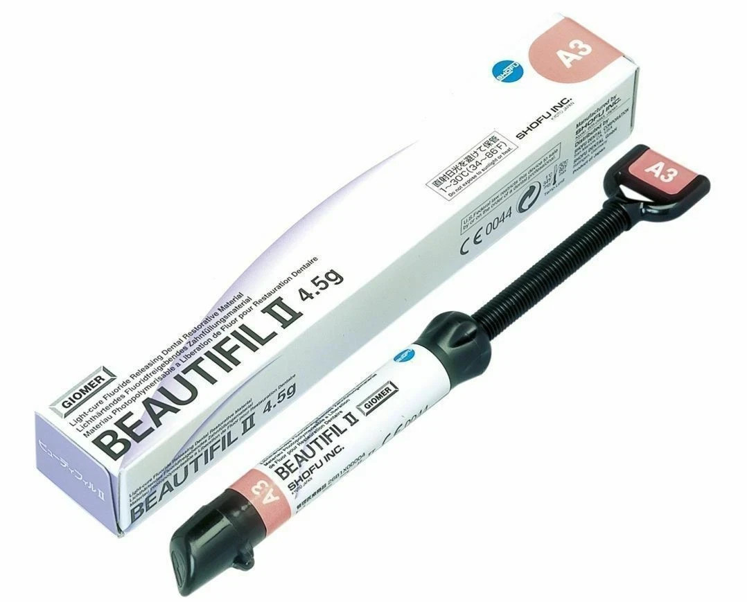 10 X SHOFU Beautifil II 4.5g Dental Composite Fluoride Releasing (FREE SHIPING))