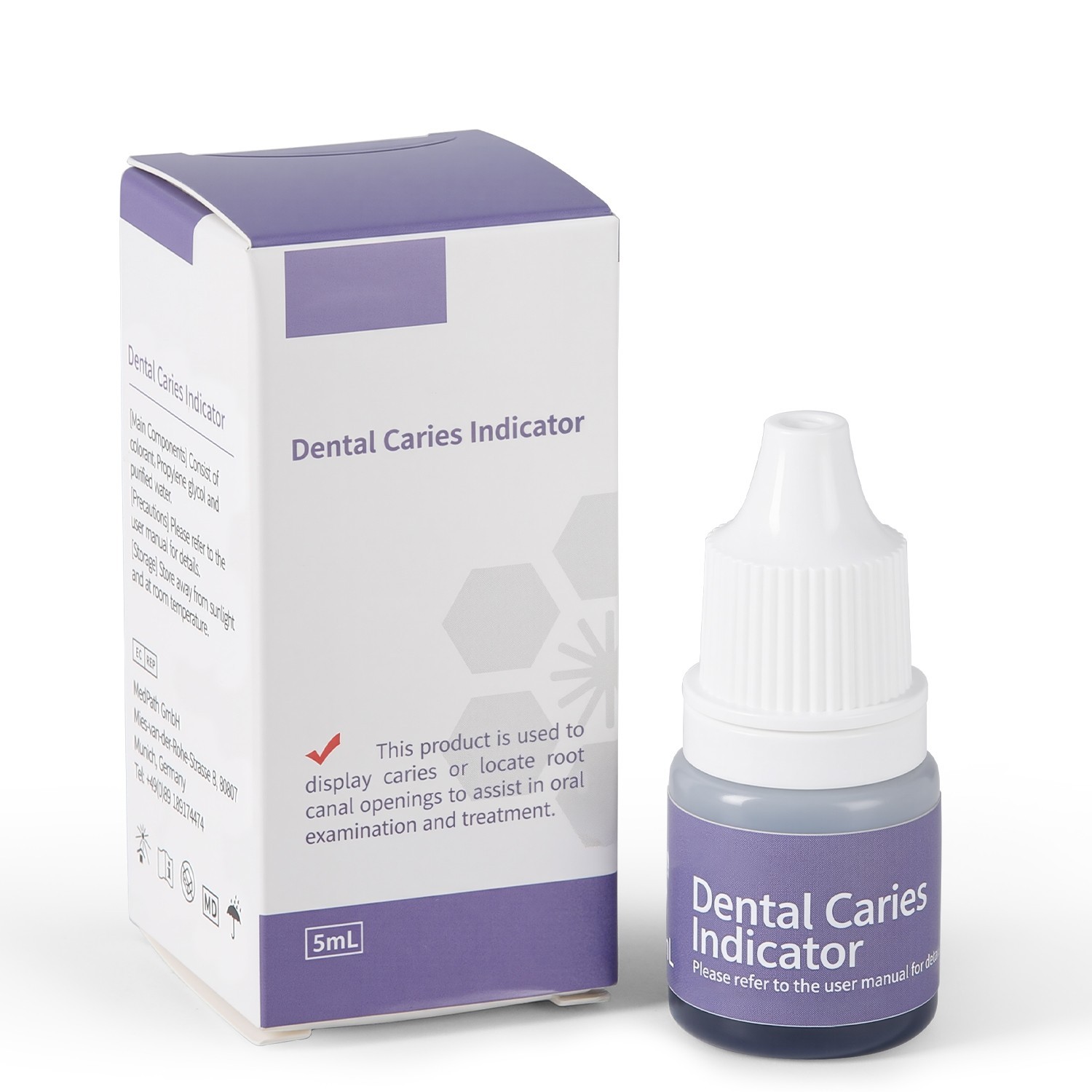 Dental Caries Indicator Display Dentin Detector Locate Root Canal Orifice 5ml