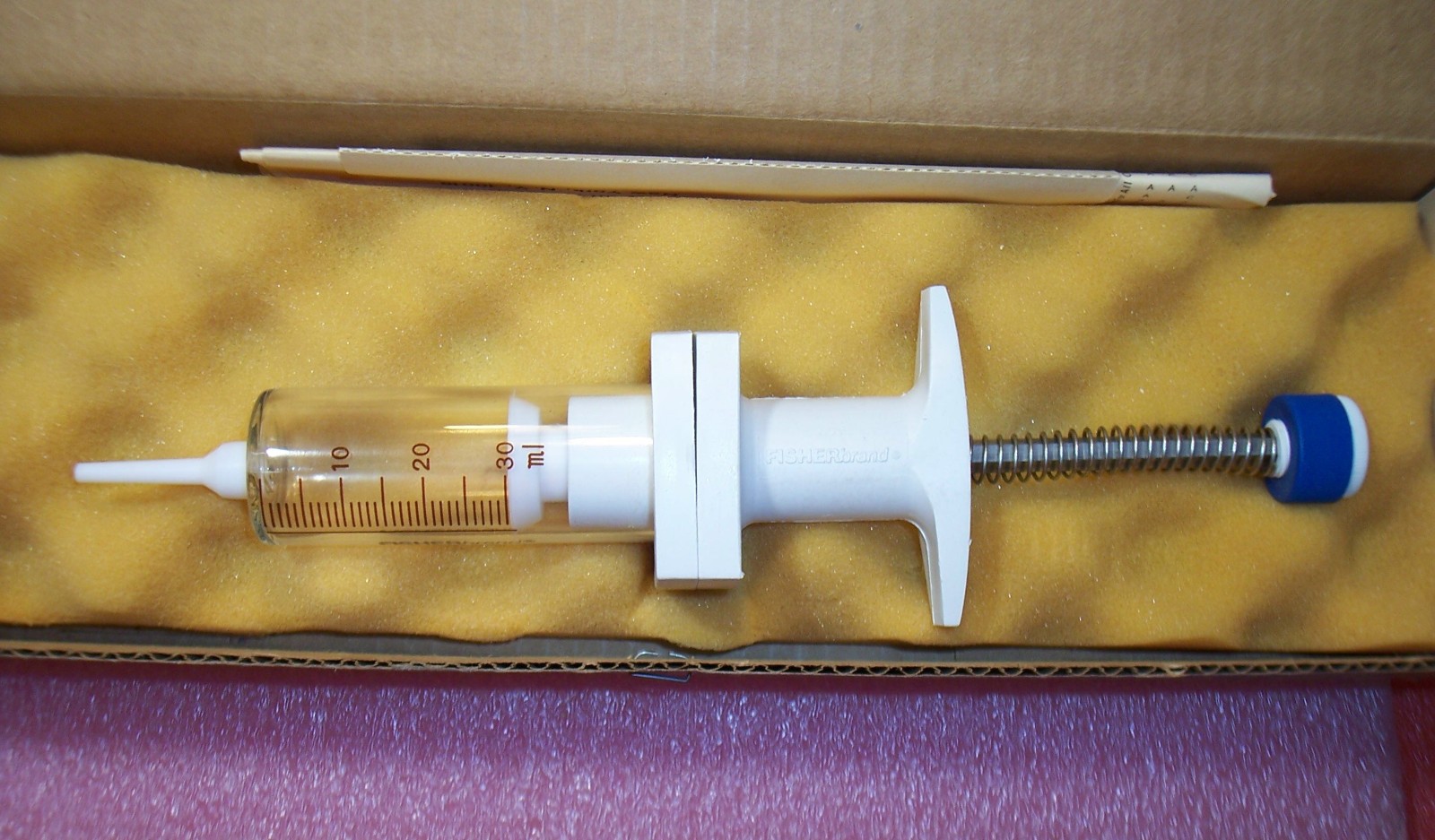 13-689-133D FISHERbrand 30ml «VARIPET» TEFLON VARIABLE VOLUME REPEATABLE PIPETTE