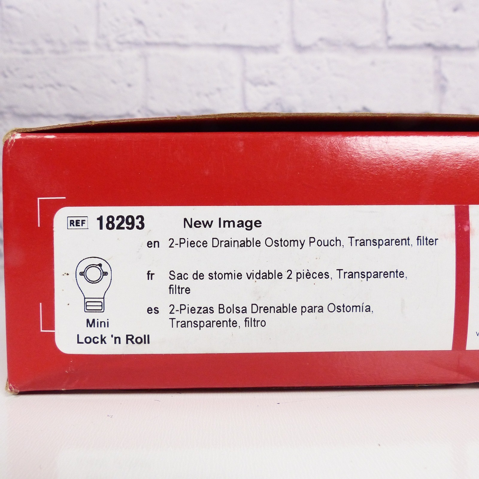 Hollister 18293 Drainable 2pc Mini Ostomy Pouch 2¼» Lock N Roll Box 20 Exp 02/27