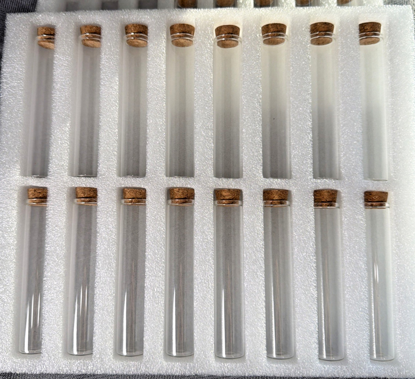 28 New Depepe 50 ml Glass Test Tubes With Cork Stopper Candy Crafts