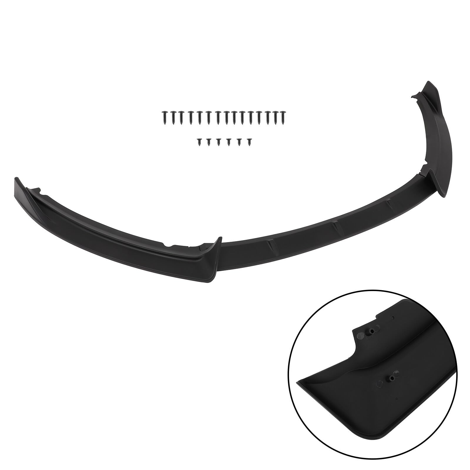 Matte Black Front Bumper Lip Splitter Fits 2013-2014 for Ford Focus