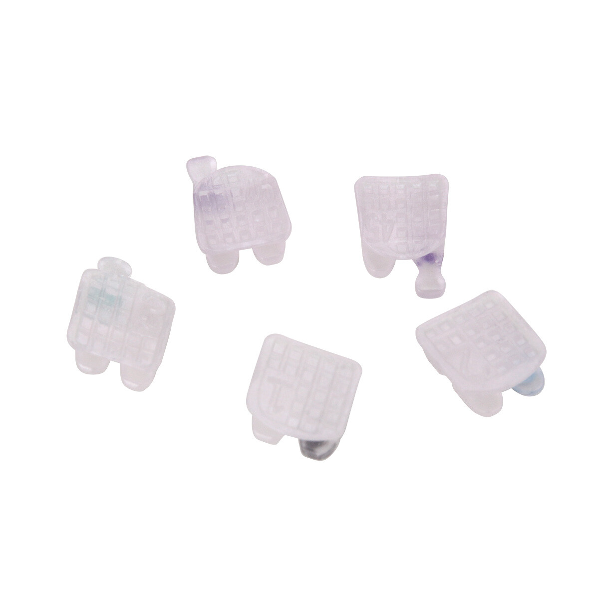 AZDENT Dental Orthodontic Ceramic Bracket Braces Roth MBT .022 Hooks 345