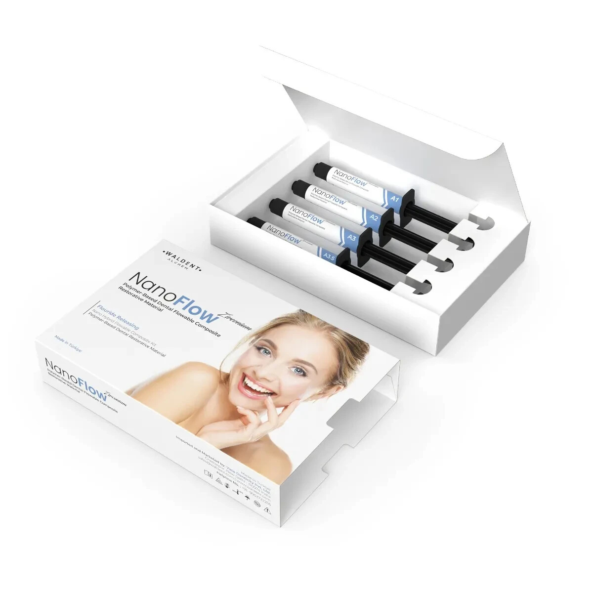 Waldent Alchem NanoFlow Zirconium Flowable Composite Dental Kit