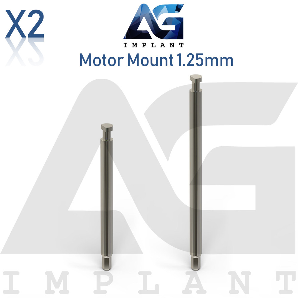 2 Motor Mount 1.25mm Manual Screwdriver Abutment Tool For Dental