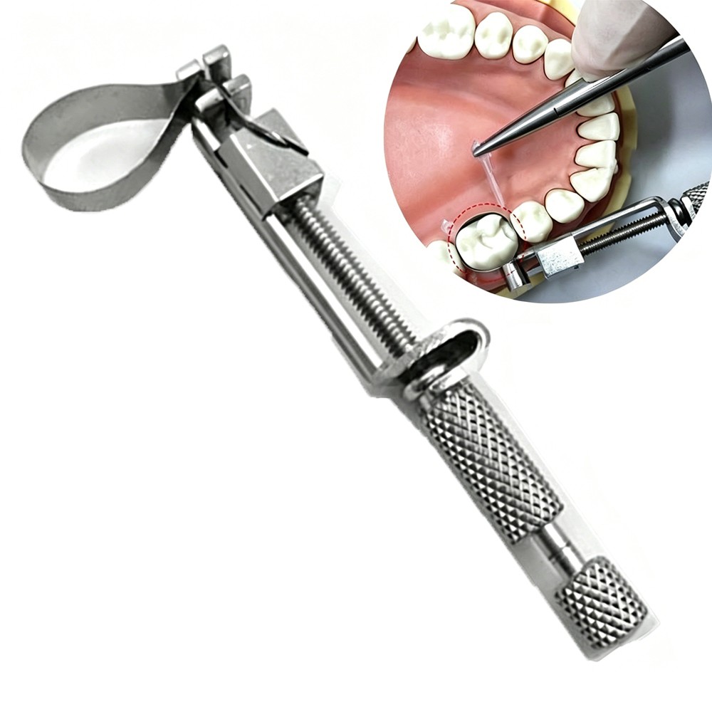 12 Pcs Matrix Tofflemire Straight Retainer Universal Bands Dental Instruments
