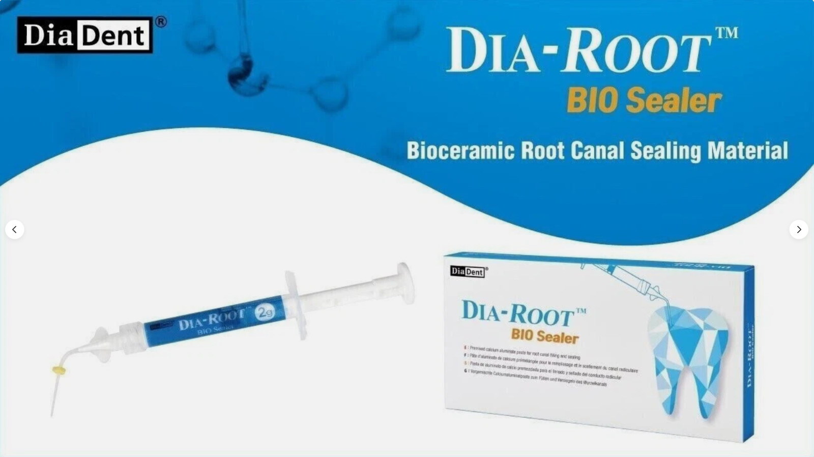 2x Diadent DIA-ROOT Bioceramic Calcium Silicate-Based MTA sealer (Free Ship) USA