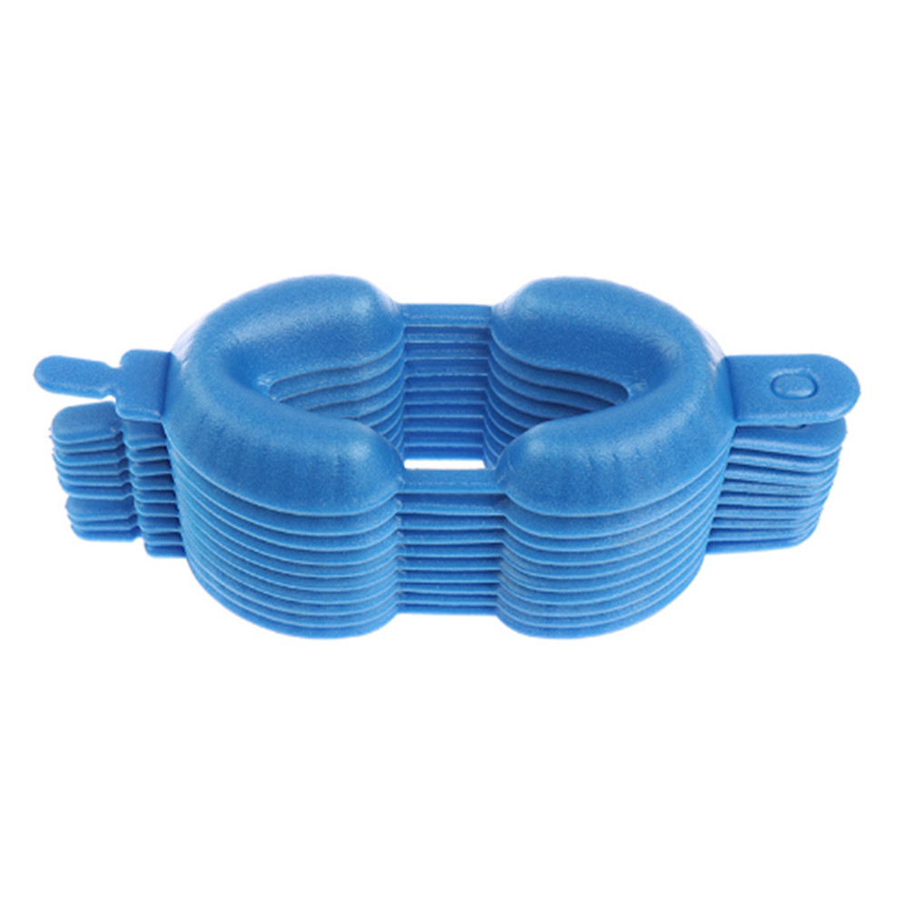 100 Pcs Dental Fluoride Full Arch Mouth Trays Dual Pack Disposable Large Blue
