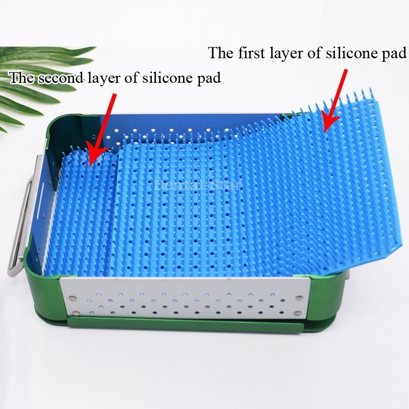 Surgical Sterilization Tray Box Aluminum Alloy Disinfection case Box Instrument