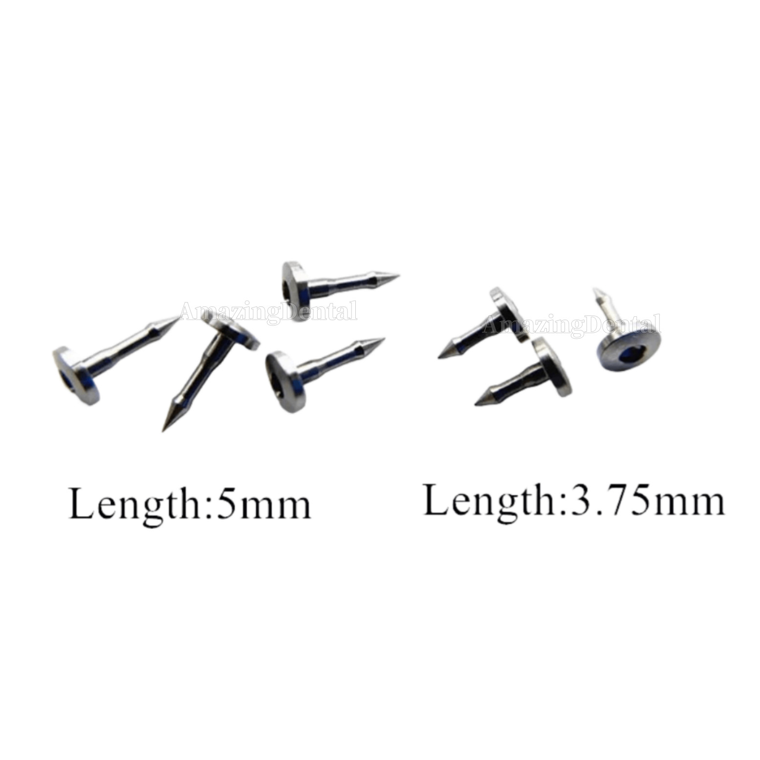 Dental Guide Bone Tacks Cather Titanium Pins Membrane GBR Fixation Pin Hex Case