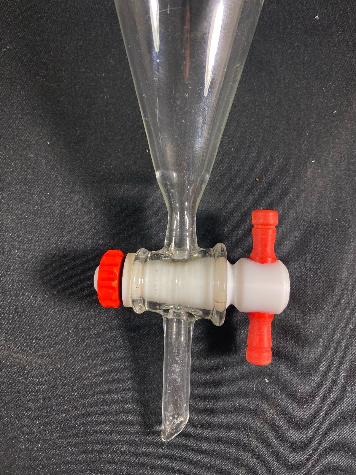 KIMBLE KIMAX 500mL Squibb Separatory Funnel Plastic Stopcock #27 29055F-500