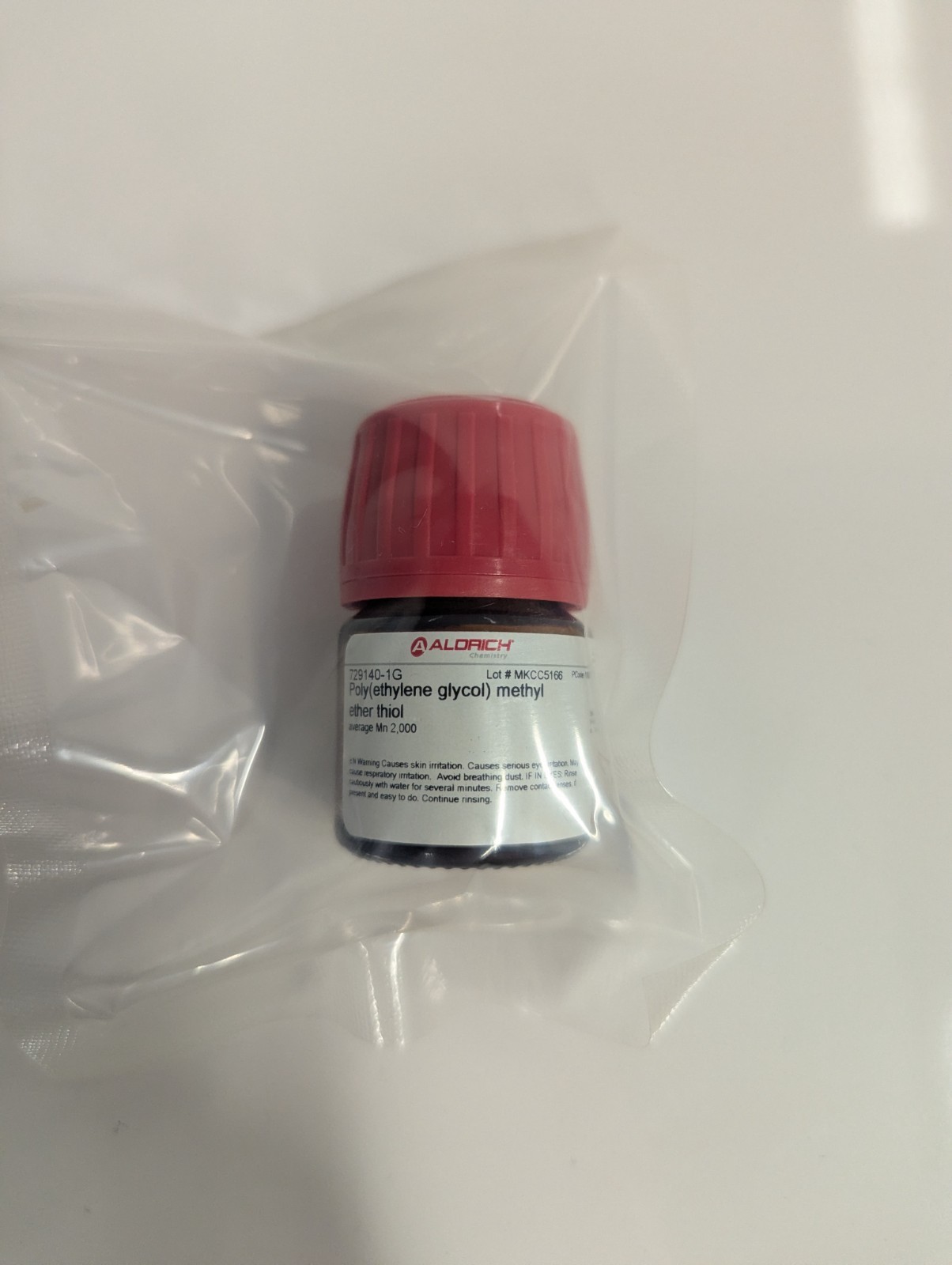 1g Millpore Sigma Aldrich Poly(ethylene glycol) methyl ether thiol