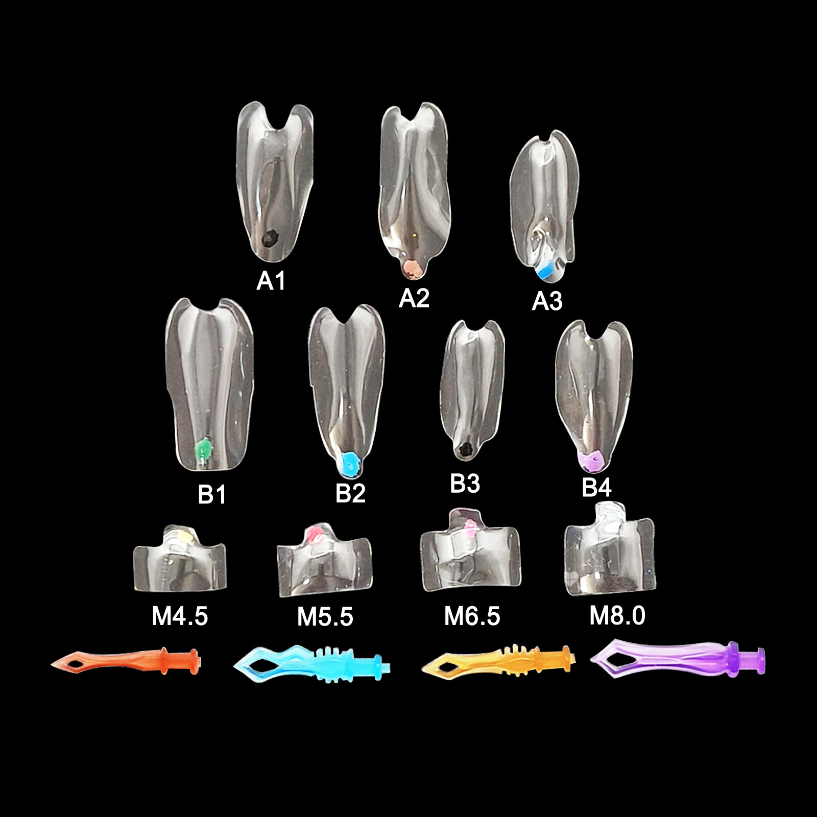 Dental Clear Matrix Anterior Posterior Restorative BT Bow Matrices Fit BioClear