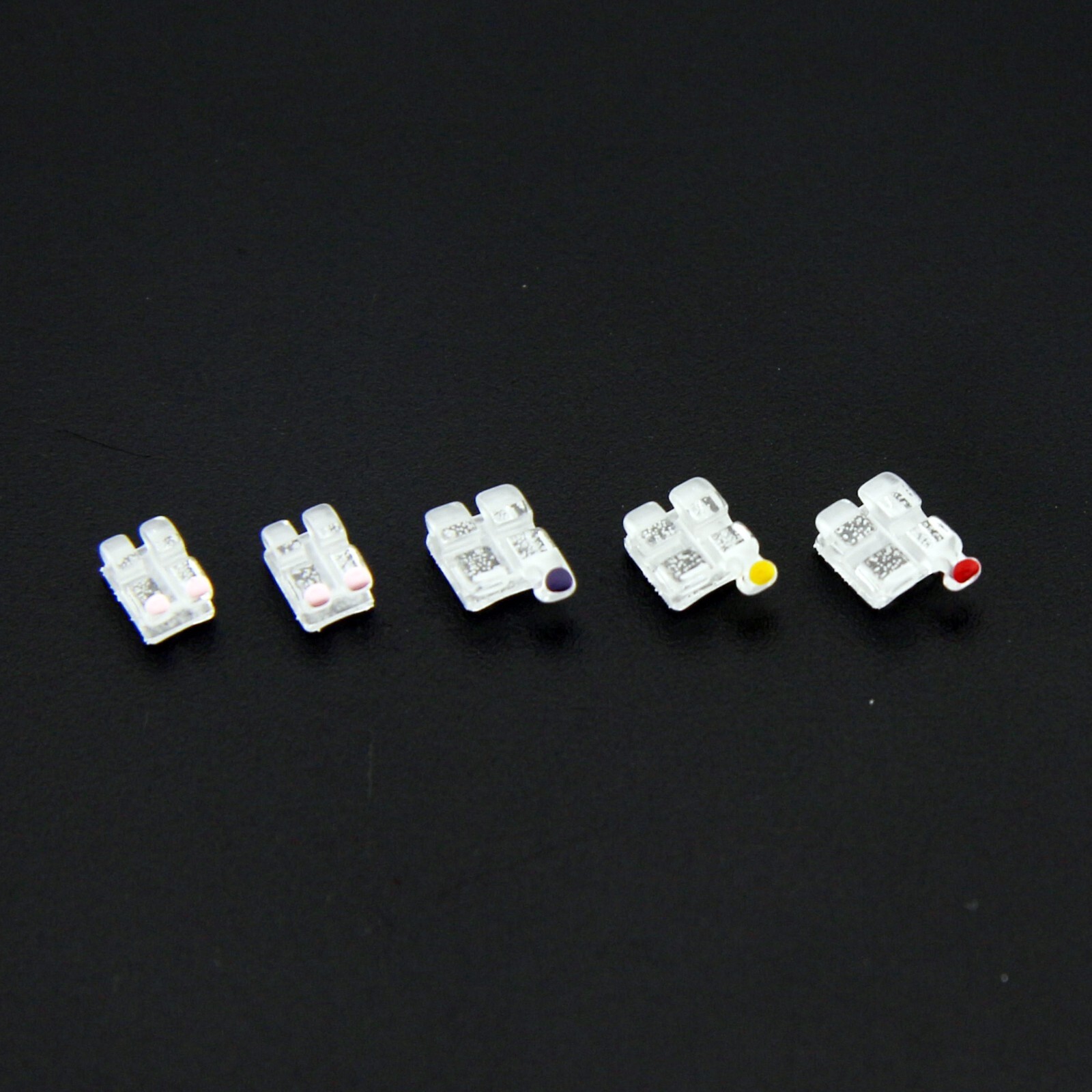 10X STAR ABSOLUTE Orthodontic Ceramic Sapphire Bracket Monocrystalline Roth 022