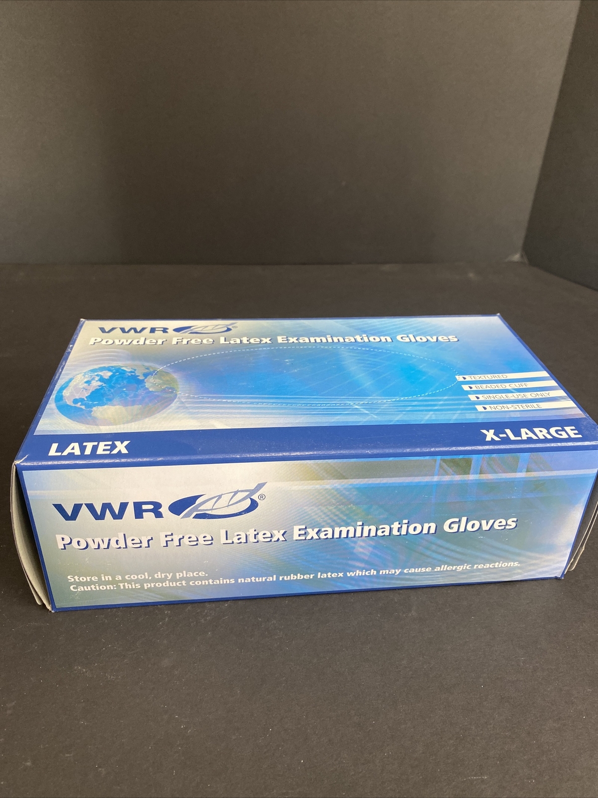 VWR Latex Gloves Extra Large 8 Boxes with 90 Gloves Each