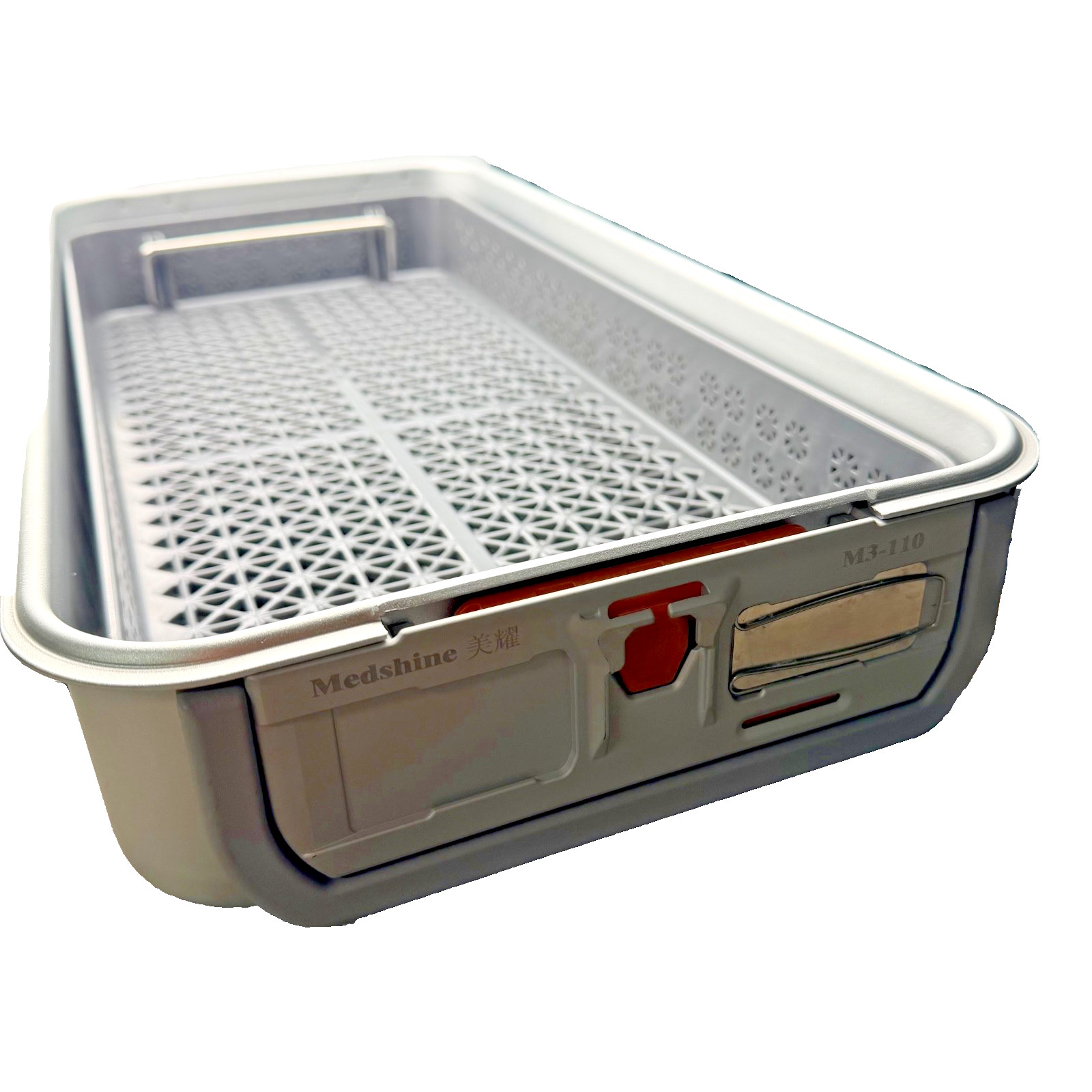 Autoclave Sterilization Tray Filterless Case for Surgical Instrument 20 x 10 x 3