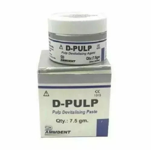 Ammdent D-Pulp Dental Pulp Devitaliser Paste Jar of 7.5gm ( free shipping )