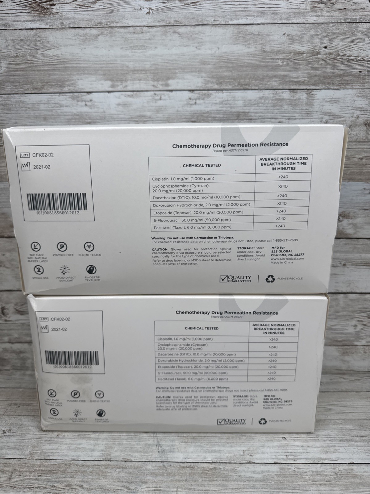 Premier Pro Plus Nitrile Exam Gloves Powder free 2 Boxes Size X-LARGE *See Date*