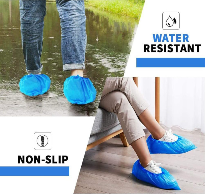 Disposable Shoe Covers 1000 PCS(500 pairs) Waterproof Non Slip boot Covers