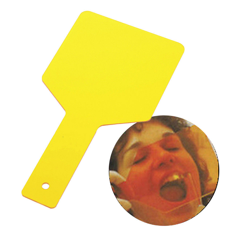 10x Dental Acrylic Protective Curing Shield Hand-Held Visible Light Plate Board