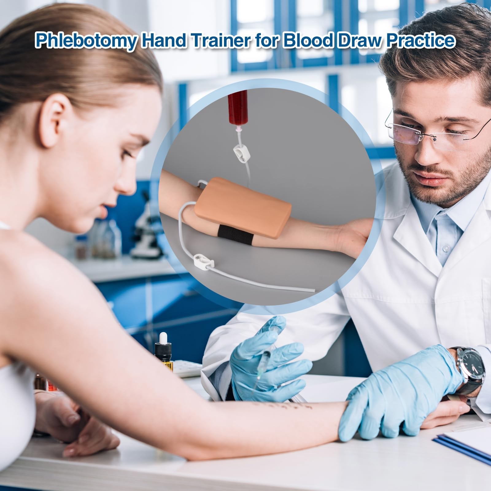Phlebotomy and Venipuncture Practice Kit, Wearable IV Practice Kit, IV Start …
