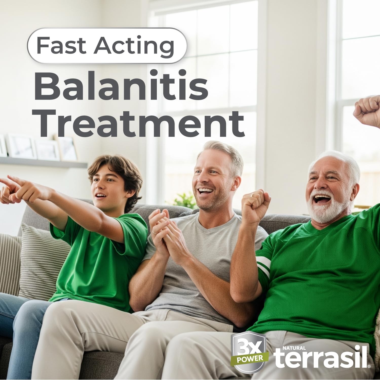 TerraSil Balanitis Relief & Cleansing Soap 2-Pc Kit for Men: Natural Ointment