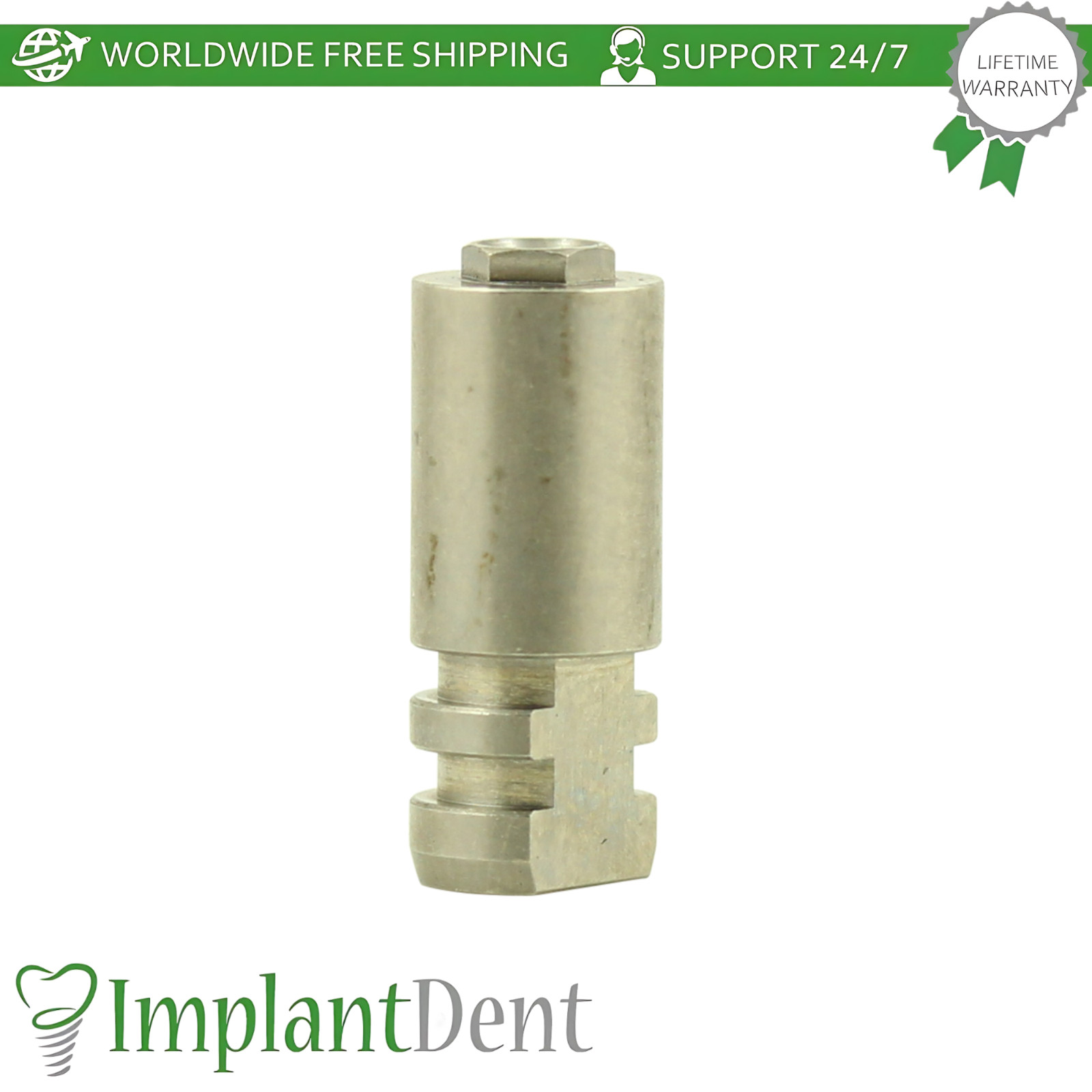 X5 Ø5.0mm Patform Dental Fixture Analog 3i Osseotite Compatible Replica Yellow