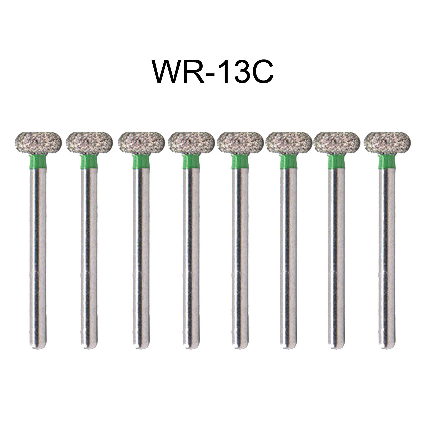 10Pcs Dental Diamond Burs FG Wheel Donut 909/040SC Super Coarse Grit High Speed