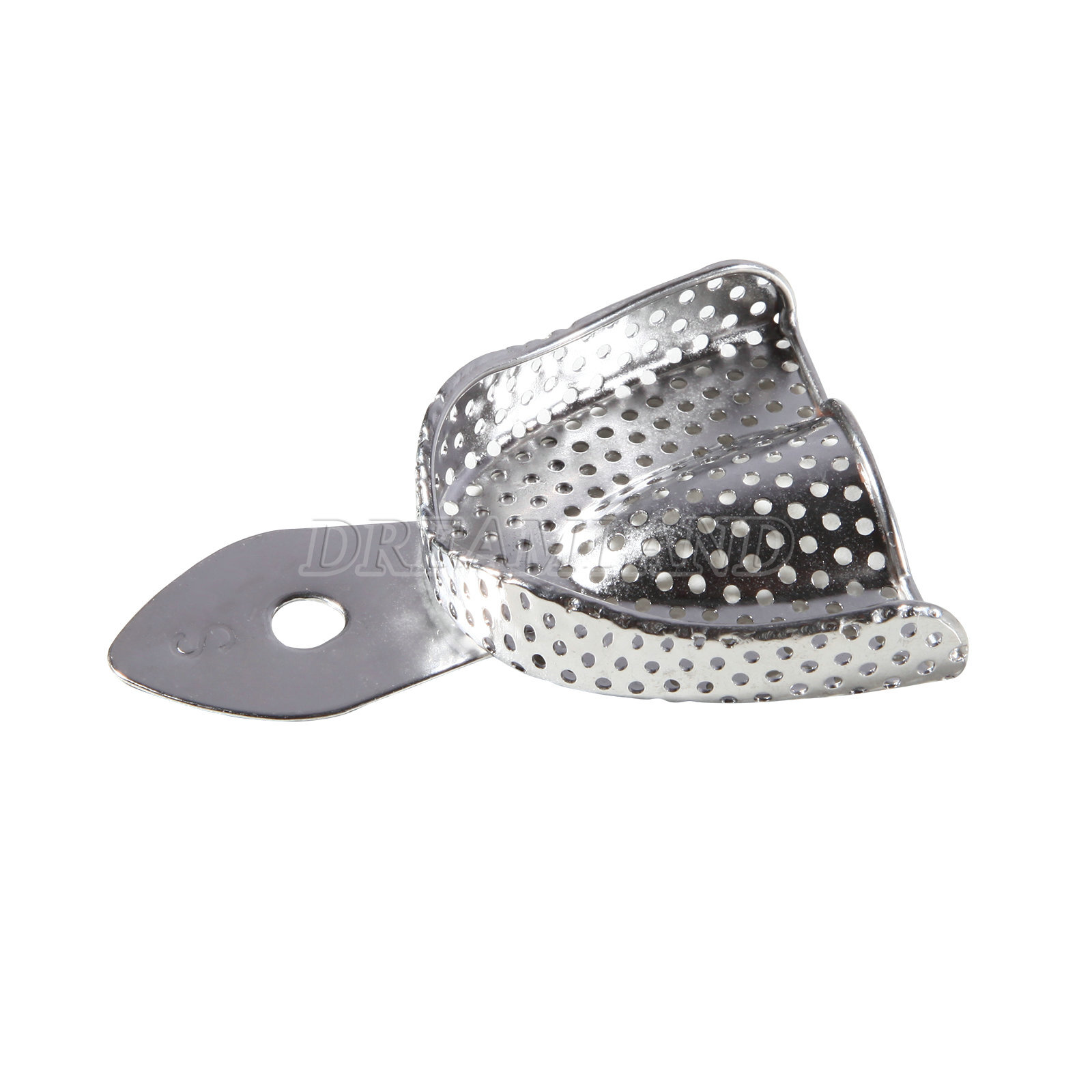 6 Pcs Perforated Metal Dental Impression Trays Set Edentulous Instruments